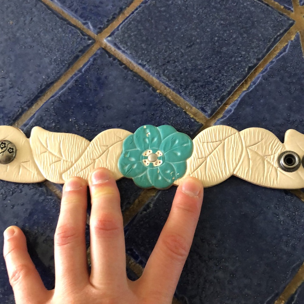 Lucky Brand vintage leather boho bracelet